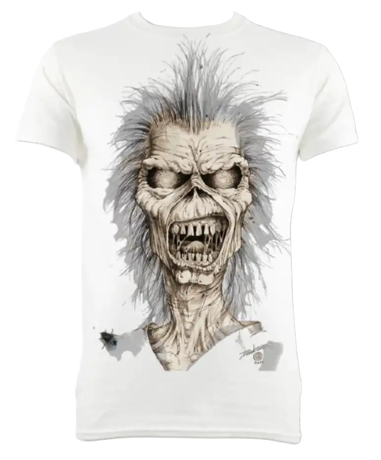 Unisex White Eddie Tee
