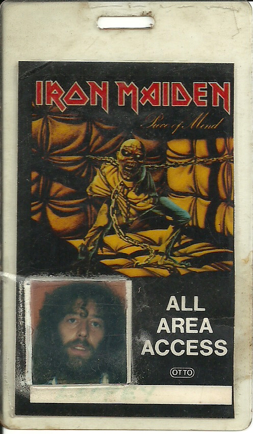 Stage pass from the World Piece Tour 83
